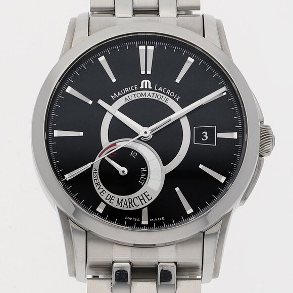 MAURICE LACROIX Watches PT6168 Stainless Steel Mechanical Automatic - Picture 1 of 8